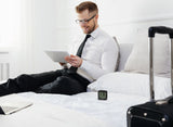 Travel Alarm with radio-controlled Clock and Indoor Temperature Display