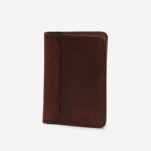 Business/Credit Card Wallet - Antique Cognac