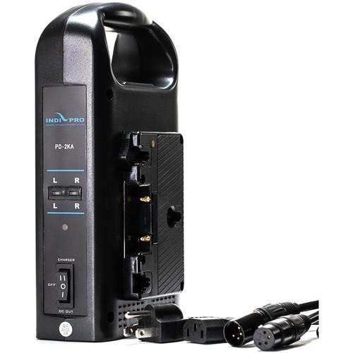 Compact 95Wh Gold Mount Li-Ion Battery and Dual Gold-Mount Battery Charger Kit