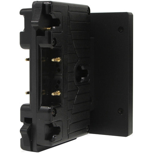 Core SWX Short Form Factor Hotswap Shark-Fin Mount Battery Mount (Gold Mount, 2 x D-Taps)