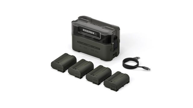 Tilta EN-EL15C Charging Station Battery Kit (4 Batteries) - Green