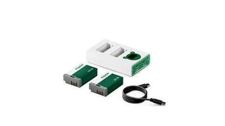 Tilta LP-E17 Charging Station Battery Kit (2 Batteries) - Forest Green (TBC-E17-A-FG)