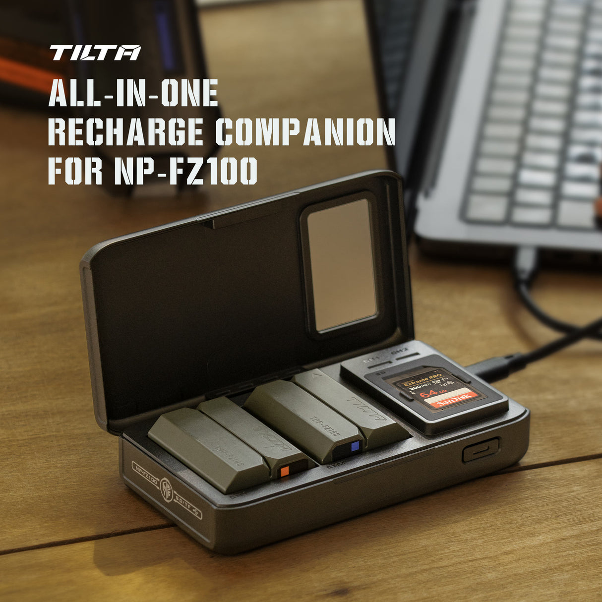 Tilta All-In-One Recharge Companion for NP-FZ100 - Black