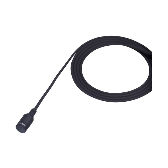 Sony ECM-44B omnidirectional electret condenser lavalier microphone with XLR connector