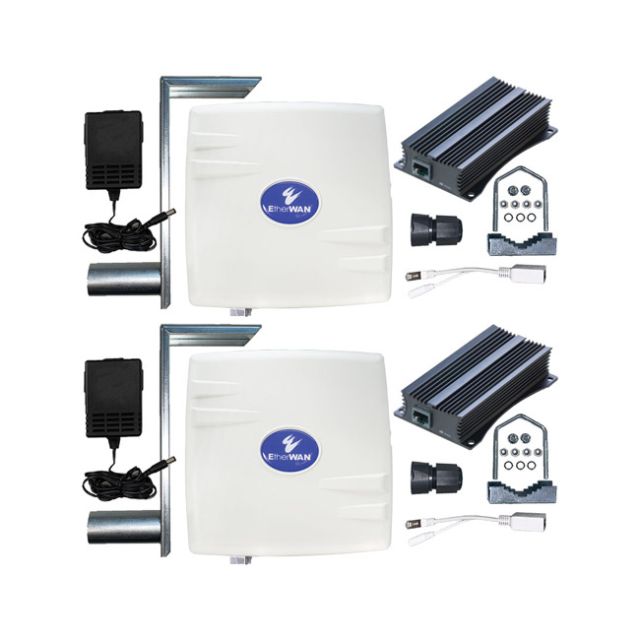 EtherWAN 867Mbps Plug & Play Wireless Bridge Kit