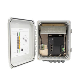 EtherWAN EasyPoE Lite Series NEMA-Rated Indoor/Outdoor Complete Security Cabinet Solution (4 Gigabit)