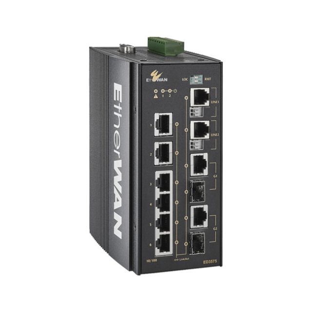 EtherWAN Hardened Managed Ethernet Switch/Extender