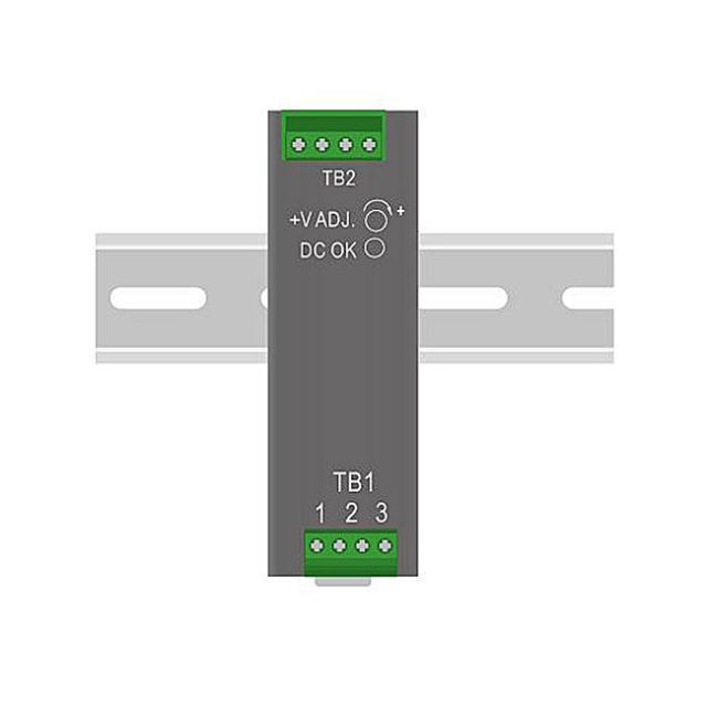 EtherWAN 480W/10A DIN-Rail 48VDC (36-55VDC Adjustable) Industrial Power Supply
