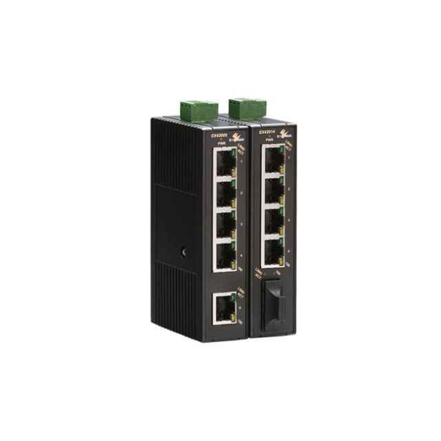EtherWAN 5-port 10/100BASE-TX Industrial Unmanaged Ethernet Switch with 4kV Surge Protection