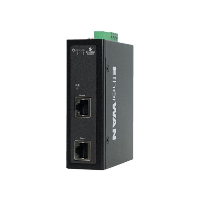 EtherWAN Hardened Gigabit PoE Injector