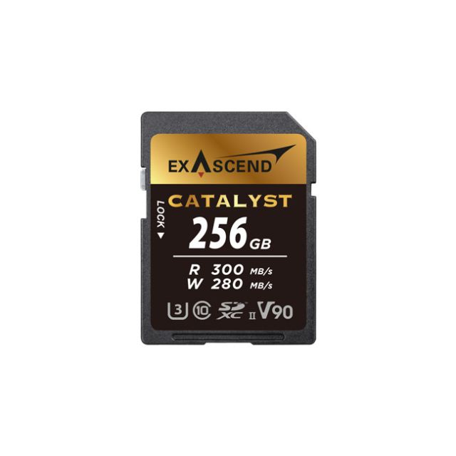 Exascend Catalyst SDXC, UHS-II, V90 256GB Memory Card