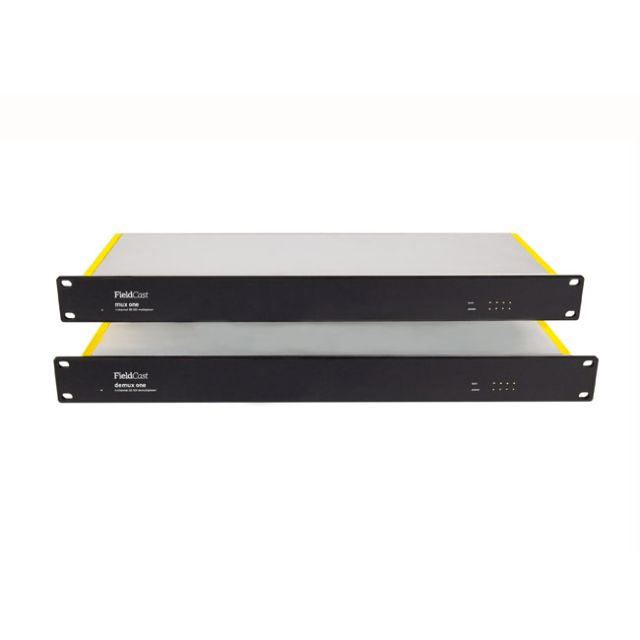 FieldCast Mux/Demux One 3G (4x SDI In/Out & Ethernet over one Fiber Strand)