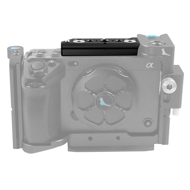 Kondor Blue Sony FX3/FX30/FX2 Top NATO Rail in Raven Black