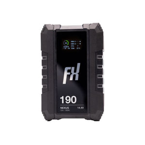 Fxlion Nexus 14.4V/12.8Ah/184Wh Smart V-Mount Battery with LCD & USB-C