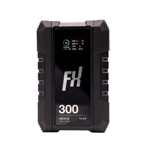 Fxlion Nexus 14.4V/20.4Ah/294Wh Smart V-Mount Battery with LCD & USB-C