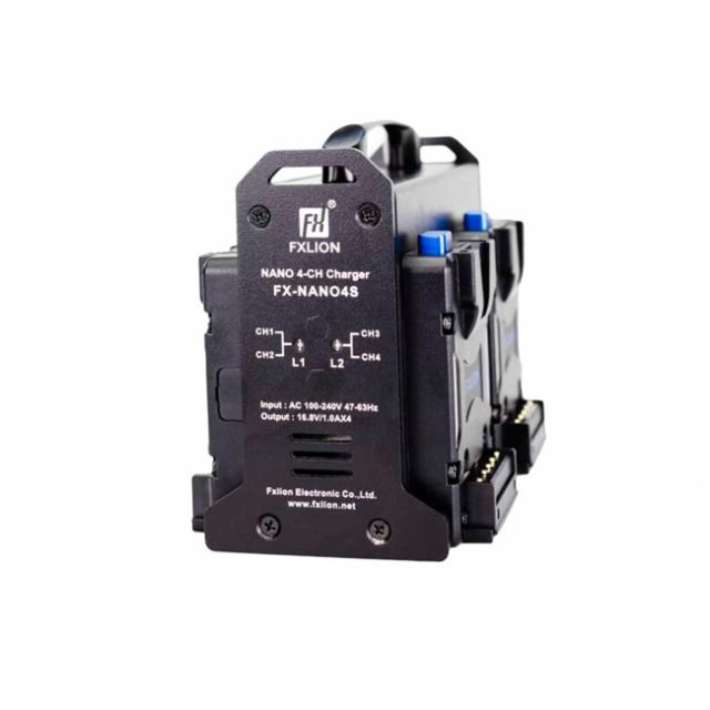 Fxlion NANO 4-CH V-Mount Charger