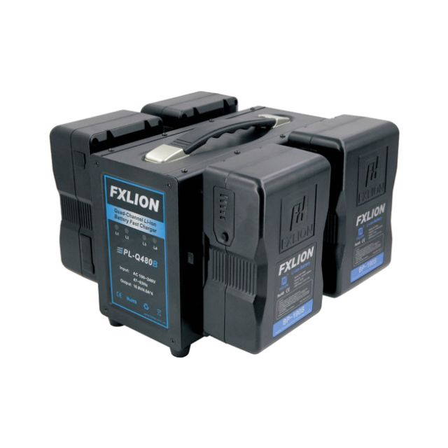 Fxlion PL-Q480B 4 CH Fast Charger  16.8V / 4A (Gold Mount)