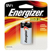 Energizer MAX 9V alkaline battery