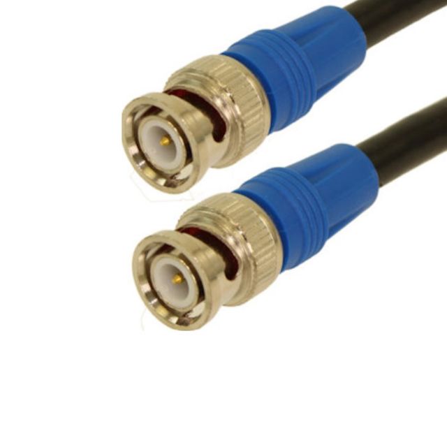 GenusTech 10FT 6G-SDI (4K) BNC COAX Cable (RG6/18AWG Male to Male, Gold Plated Pin)