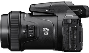Nikon COOLPIX P1100 Digital Camera side profile showing 125x optical zoom lens