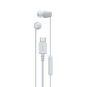 Sony IER-EX15C USB-C Wired In-Ear Headphones (White)