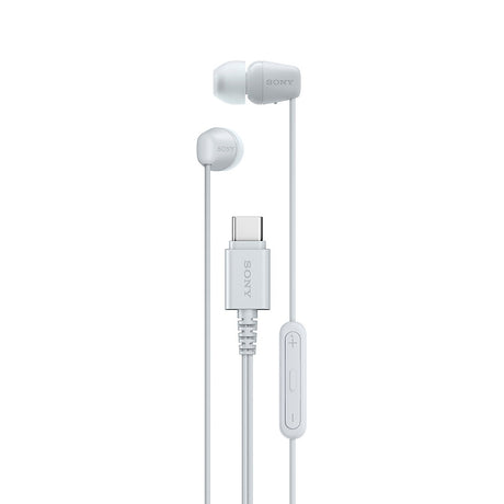 Sony IER-EX15C USB-C Wired In-Ear Headphones - White