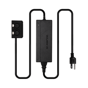 Indipro 12V AC Power Supply to Dual 4-Pin Female XLR Outputs (8', 10A)