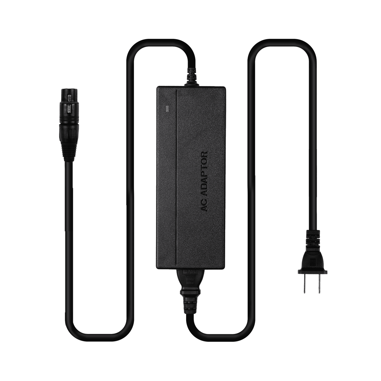 Indipro 12V (10A) AC Power Supply with 4-Pin Female XLR Connector (8')