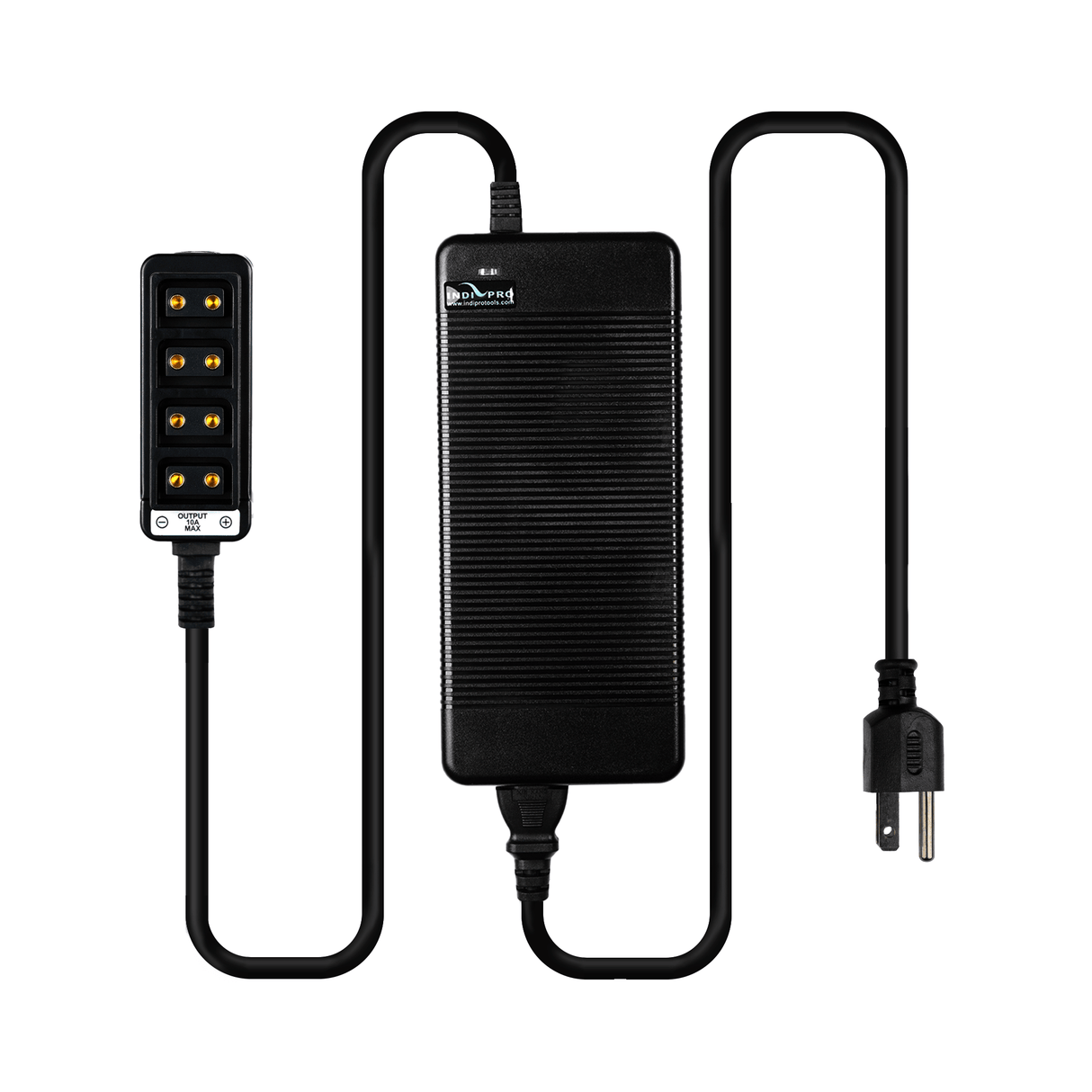 Indipro 15V AC Power Supply to 4-Way D-Tap Splitter (20A, 10')