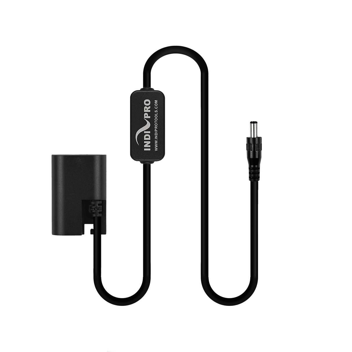 Indipro 2.5mm Male Power Cable to Canon LP-E6 Dummy Battery (24", Non-Regulated)