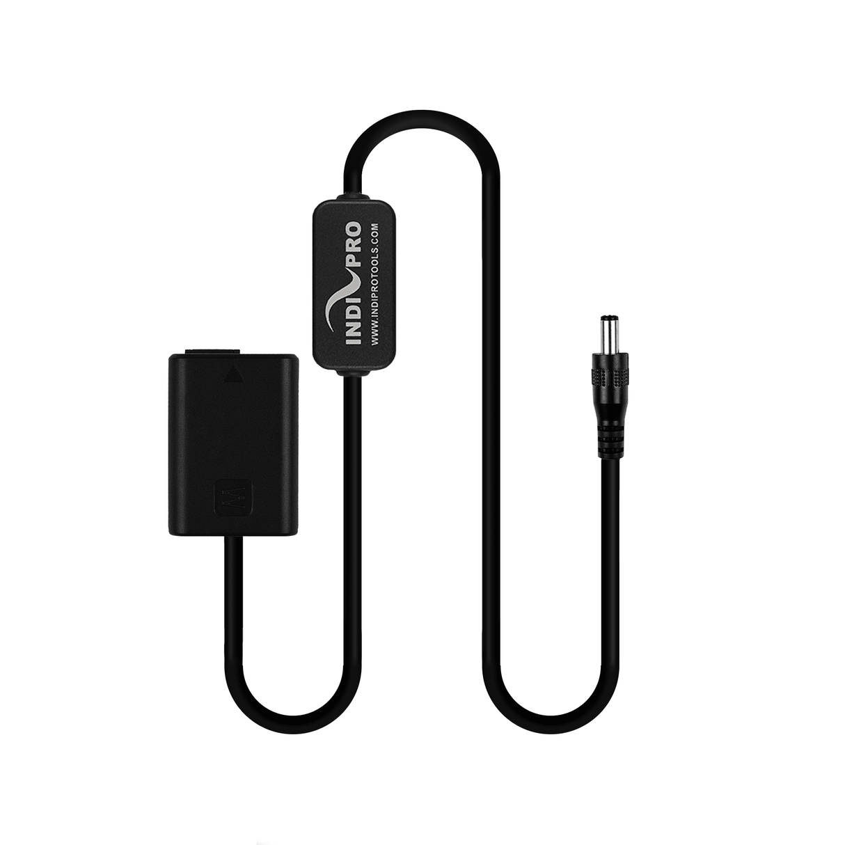 Indipro 2.5mm Male Power Cable to Sony NP-FW50 Dummy Battery (24", Regulated)