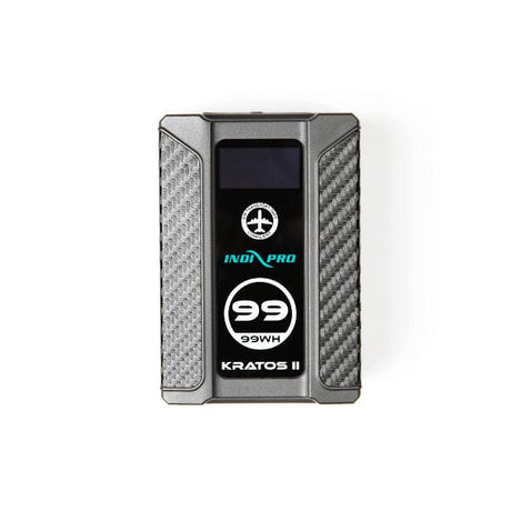 Indipro 2x Kratos 99Wh V-Mount Li-Ion Batteries and Dual V-Mount Battery Charger Kit