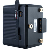 Indipro 2x Micro-Series 26V 265Wh Gold Mount Li-Ion Batteries and 26V Gold Mount Quad Charger Kit