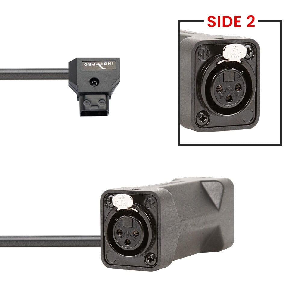 Indipro D-Tap to Dual 3-Pin Female XLR Connectors (24")