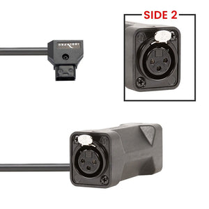 Indipro D-Tap to Dual 3-Pin Female XLR Connectors (24")