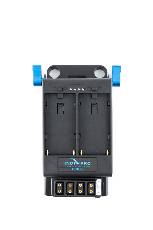Indipro Dual NP-F Battery Plates with 4x D-Tap Outputs and 15mm Rod Mount