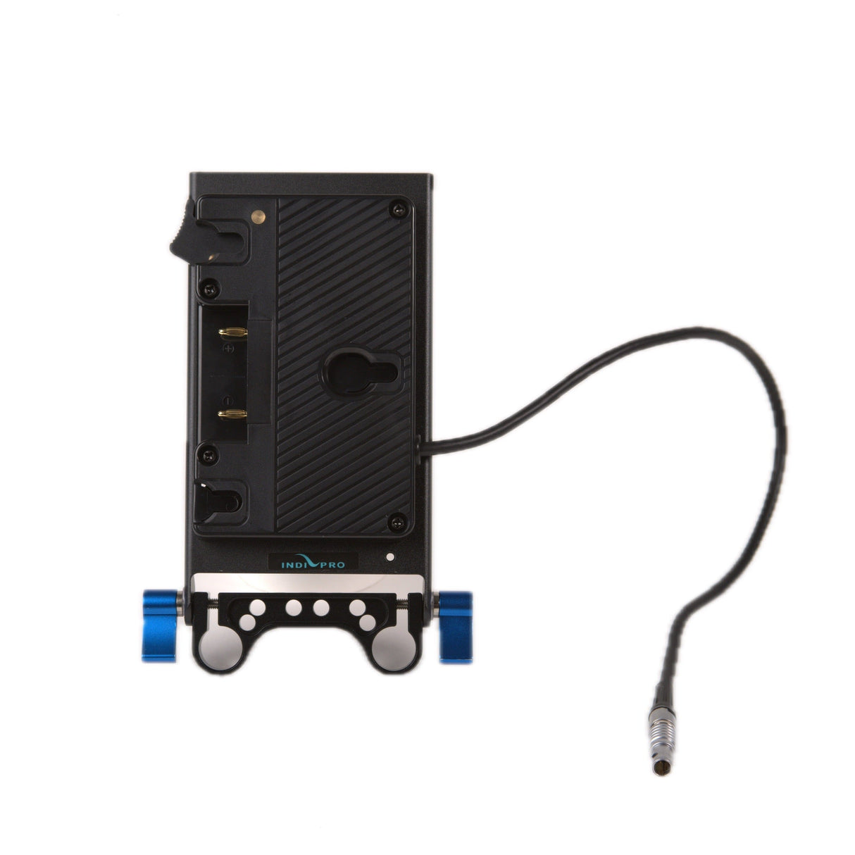 Indipro Gold Mount Battery Adapter Plate for Blackmagic PYXIS Camera w/ 15mm Rod System (16")