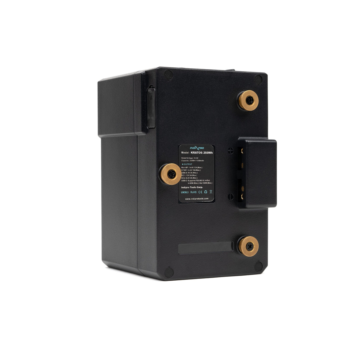 Indipro Kratos Series 250Wh Gold Mount Lithium-Ion Battery