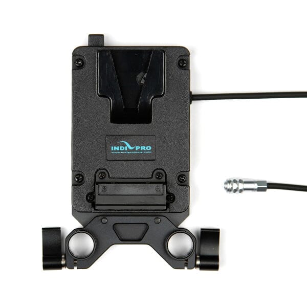 Indipro Mini V-Mount Adapter Plate for BMPCC 4K/6K/6K Pro with 15mm Rod Mount (20")