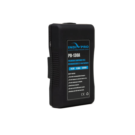 Indipro Compact Series 130Wh Gold Mount Lithium-Ion Battery