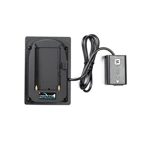 Indipro Sony L-Series Battery Plate to Sony NP-FW50 Dummy Battery
