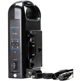 Indipro 2x Compact 95Wh Gold Mount Li-ion Batteries and Dual Gold-Mount Battery Charger Kit