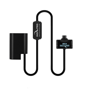 Indipro Tri-Tap Power Cable to Panasonic DMW-BLF19 Dummy Battery (24", Regulated)