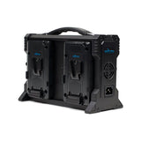 Indipro 4x Compact 95Wh V-Mount Li-Ion Batteries and Quad V-Mount Battery Charger Kit