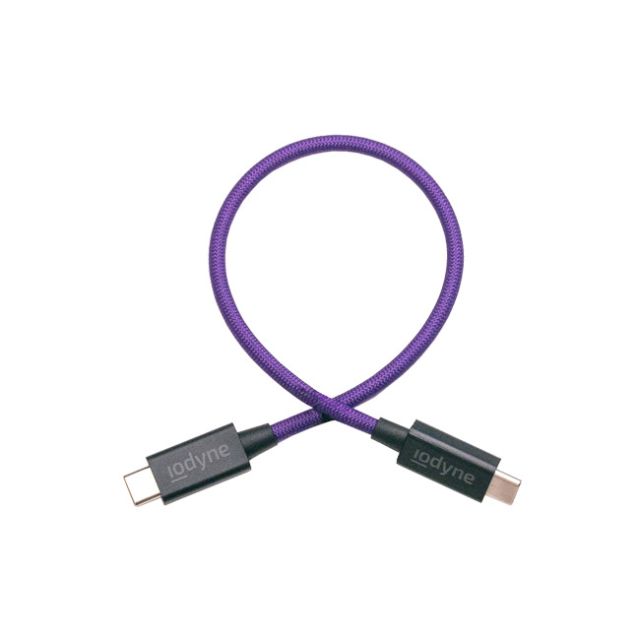 Iodyne 0.3m Braided USB4/Thunderbolt Cable (40Gb/s)