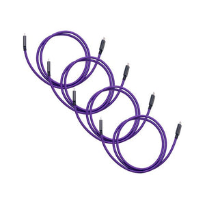 Iodyne 1m Braided USB4/Thunderbolt Cable (40Gb/s, 4 Pack)