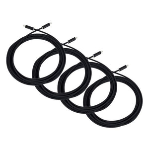 Iodyne 5m Braided USB4/Thunderbolt Cable (40Gb/s, 4 Pack)