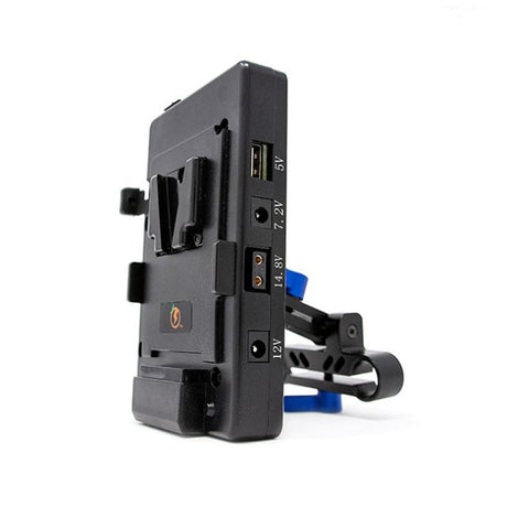 JuiCEbox Universal V-Mount Plate With Rail/Rod Mount - Final Sale/No Returns