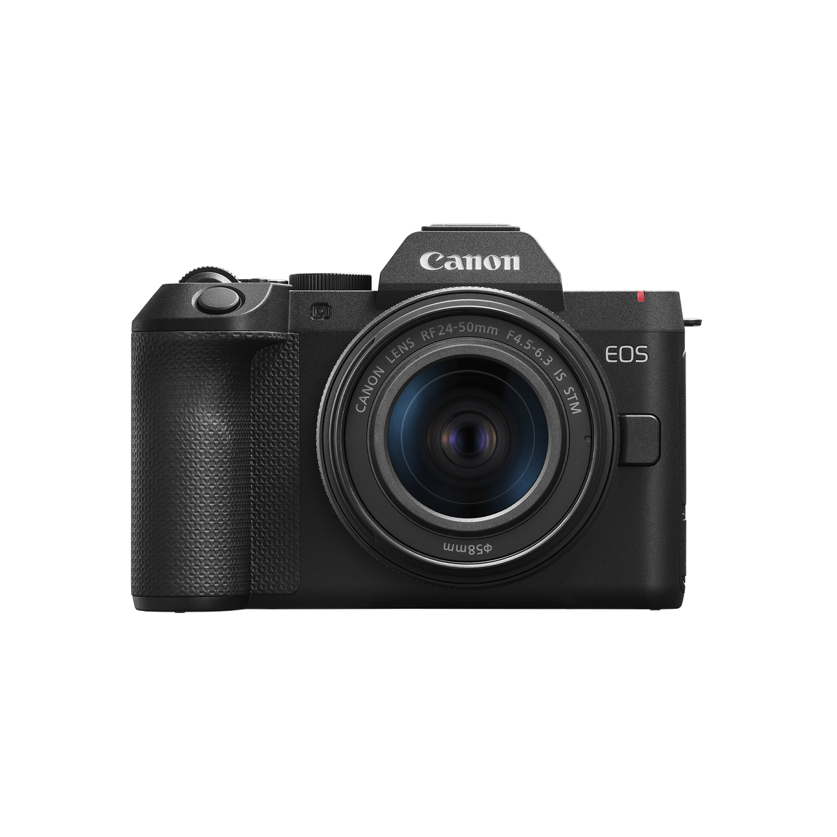 Canon EOS R8 Mark II RF 24-50mm kit — angled view