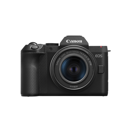 Canon EOS R8 Mark II RF 24-50mm kit — angled view